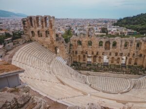 The ancient Theatre of Epidaurus, 4th century BC
